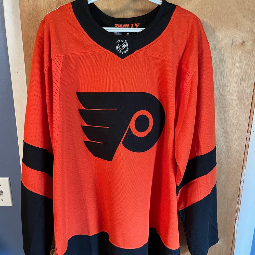 Philadelphia Flyers 2019 Stadium Series authentic hockey jersey size 54 blank
